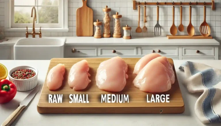 how much does a chicken breast weigh